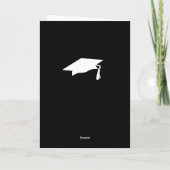 Gefeliciteerd Afgestudeerde Afstudeerhoed Foto Kaart (Achterkant)