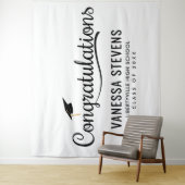 Gefeliciteerd Afgestudeerde Afstuderen  Wandkleed (In situ)