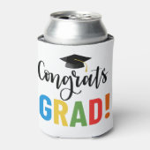 Gefeliciteerd Afgestudeerde Blikjeskoeler (Blikje Voorkant)