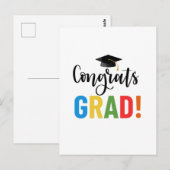Gefeliciteerd Afgestudeerde Briefkaart (Voorkant / Achterkant)