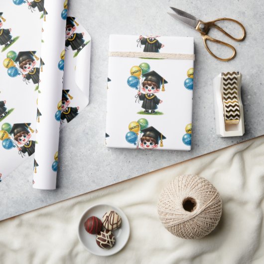 Gefeliciteerd Afgestudeerde Cadeaupapier (Crafts)