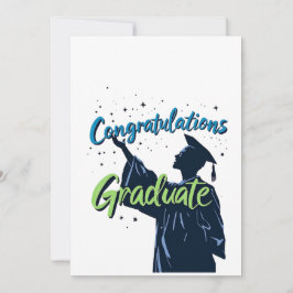 Gefeliciteerd Afgestudeerde: Gelukkig Afstudeerkaa Kaart
