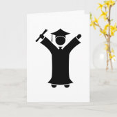 Gefeliciteerd Afgestudeerde Kaart (Gele Bloem)