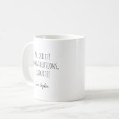 Gefeliciteerd Afgestudeerde Maatwerk Koffiemok (Voorkant links)