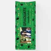 Gefeliciteerd afgestudeerde met eigen foto afstude spandoek (Verticaal)