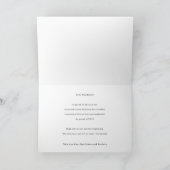 Gefeliciteerd Afgestudeerde Minimale Afstudeerkaar Kaart (Binnen)