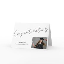 Gefeliciteerd Afgestudeerde Minimale Afstudeerkaar