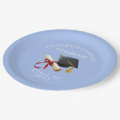 Gefeliciteerd Afgestudeerde Mortel Bord Diploma (Gekanteld)