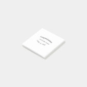 Gefeliciteerd afgestudeerde naam klas van 20XX typ Post-it® Notes (Schuin)