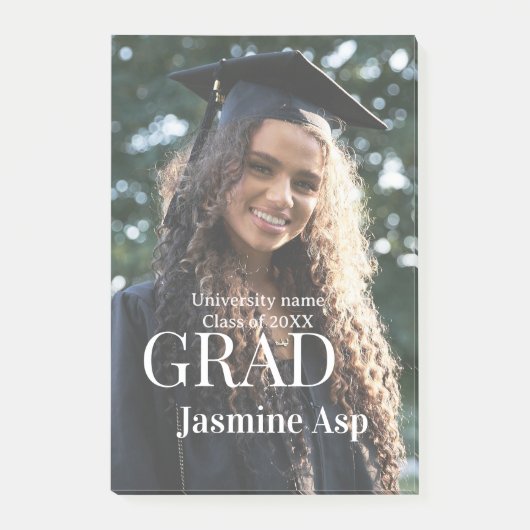 Gefeliciteerd afgestudeerde naam universiteit naam post-it® notes (Voorkant)