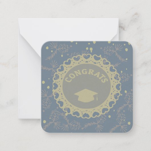 Gefeliciteerd Afgestudeerde  Notitiekaartje (Voorkant)