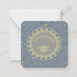Gefeliciteerd Afgestudeerde  Notitiekaartje