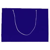 Gefeliciteerd Afgestudeerde! Persoonlijke blauwe c Groot Cadeauzakje (Achterkant)