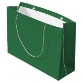 Gefeliciteerd afgestudeerde! Persoonlijke groene c Groot Cadeauzakje (Achterkant Gekanteld)