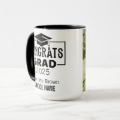 Gefeliciteerd Afgestudeerde Persoonlijke Mok voor (Voorkant links)