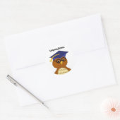 Gefeliciteerd Afgestudeerde Ronde Sticker (Envelop)