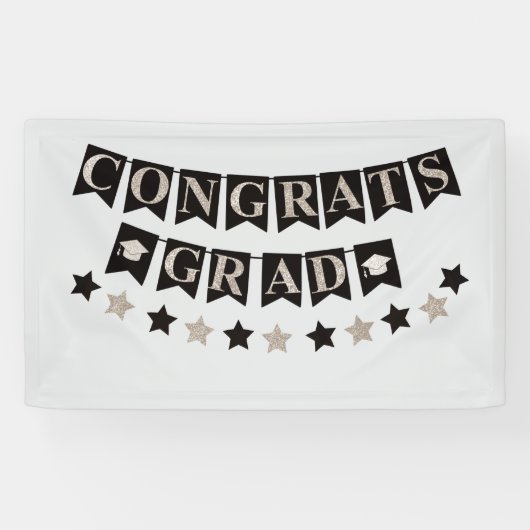 Gefeliciteerd Afgestudeerde Spandoek (Horizontaal)