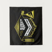 Gefeliciteerd, afgestudeerde van 2026! wandkleed (Voorkant)