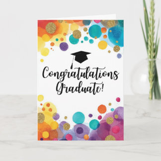 Gefeliciteerd Afgestudeerde Vouwkaart Kaart