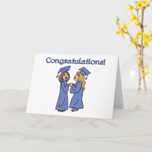 Gefeliciteerd afgestudeerden! kaart (Gele Bloem)