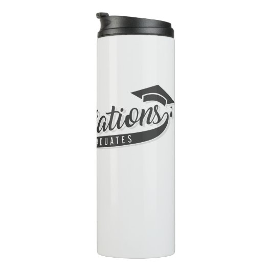 Gefeliciteerd Afgestudeerden Thermische Bekerglas Thermosbeker (Geroteerd rechts)