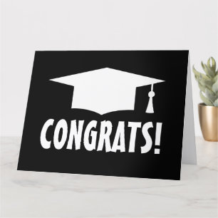 Gefeliciteerd afstudeer felicitaties kaart