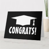 Gefeliciteerd afstudeer felicitaties kaart (Voorkant)