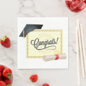 Gefeliciteerd Afstudeer Servet (Insitu)
