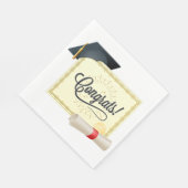 Gefeliciteerd Afstudeer Servet (Hoek)