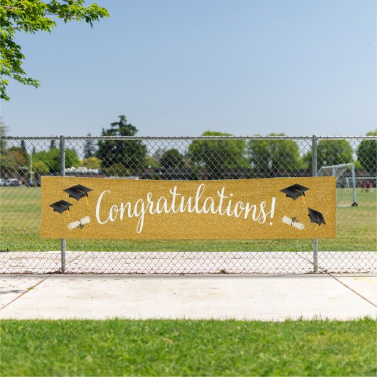 Gefeliciteerd Afstudeer / Verjaardag Banner / Ande (Insitu)