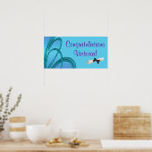 Gefeliciteerd Afstudeerbanner Posters (Keuken)