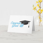 Gefeliciteerd Afstudeerder 2020, Graduation cap en Kaart (Gele Bloem)