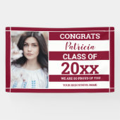 Gefeliciteerd Afstudeerder 2022 Foto Afstuderen Bu Spandoek (Horizontaal)