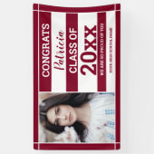 Gefeliciteerd Afstudeerder 2022 Foto Afstuderen Bu Spandoek (Verticaal)