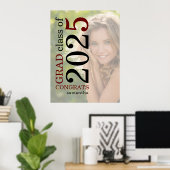 Gefeliciteerd Afstudeerder 2023 Foto Overlay Burgu Poster (Thuiskantoor)