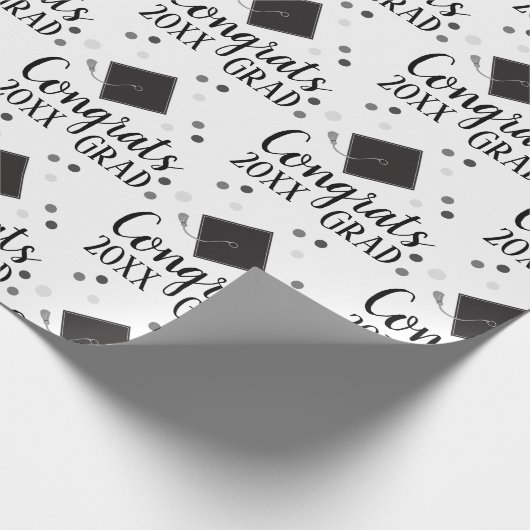 Gefeliciteerd Afstudeerder 2024 inpakpapier (Hoek)