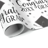 Gefeliciteerd Afstudeerder 2024 inpakpapier (Rol Hoek)