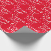 Gefeliciteerd afstudeerder aangepaste script klass cadeaupapier (Hoek)