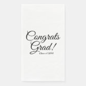 Gefeliciteerd afstudeerder aangepaste script klass servet (Voorkant)