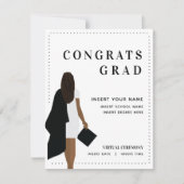 Gefeliciteerd Afstudeerder ♥ Aankondiging Afstuder (Voorkant)