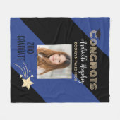 Gefeliciteerd Afstudeerder! Afgestudeerd Fleece Deken (Voorkant (Horizontaal))