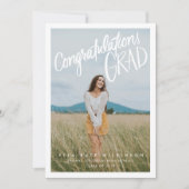 Gefeliciteerd Afstudeerder Afstuderen aankondiging (Voorkant)