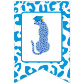 Gefeliciteerd Afstudeerder! Afstuderen blauw Luipa Vlaggetjes (Eerste vlag)