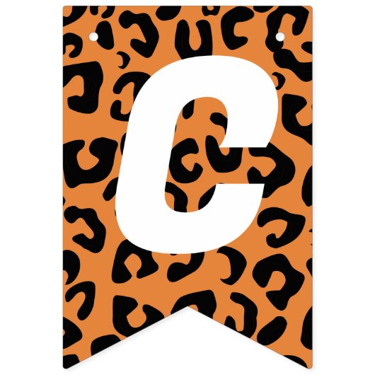 Gefeliciteerd Afstudeerder! Afstuderen luipaard Vlaggetjes (Tweede vlag)