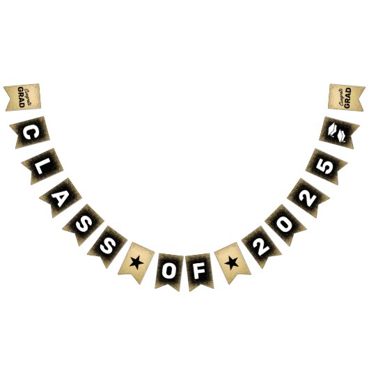 Gefeliciteerd Afstudeerder Class 2025 Vlaggetjes (Alle)