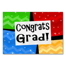Gefeliciteerd Afstudeerder Festive Multicolor Grad Kaart
