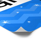 Gefeliciteerd Afstudeerder Festive Multicolor Grad Poster (Hoek)