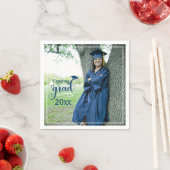 Gefeliciteerd Afstudeerder Foto Afstuderen Napkins Servet (Insitu)