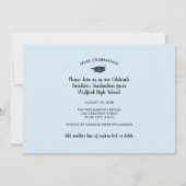 Gefeliciteerd Afstudeerder, fotocollage, Fun Gradu Aankondiging (Achterkant)