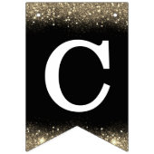 Gefeliciteerd Afstudeerder Gefeliciteerd Black Whi Vlaggetjes (Tweede vlag)